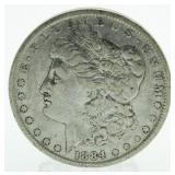 1884-O Morgan Silver Dollar