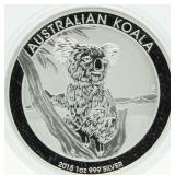 2015 Australian Koala 1 Oz. *BU Silver Round