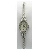 14kt Gold Gruen 17 Jewelry 1.50 ct Diamond Watch