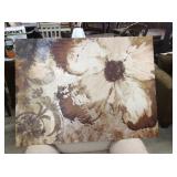 Rustic floral on canvas