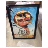 Fear and loathing in las vagas framed poster