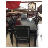 Elements marlot dining room table and 6 chairs.