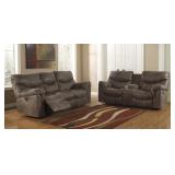 Ashley 714 Alzena Gunsmoke Reclining Sofa &