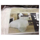 Medallion chenille bedspread queen size