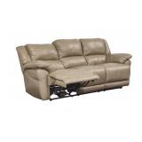 Ashley U989 LEATHER Reclining Sofab& Loveseat