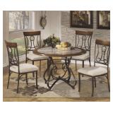 Ashley 314 Round Table & 4 Chairs