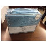 Presidential collection king sheet set. Blue