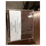 Presidential collection queen sheet set. Brown