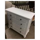 White 4 Drawer Dresser