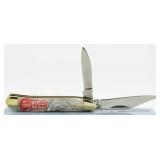 Red Man Pearl Handle Peanut Knife