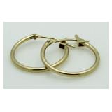 14kt Gold Hoop Earrings