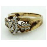 10kt Gold 1/2 ct Diamond Dinner Ring