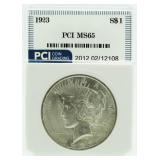 1923 MS65 Peace Silver Dollar