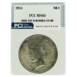 1924 MS65 Peace Silver Dollar