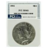 1925 MS65 Peace Silver Dollar