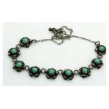 Antique Genuine Turquoise Necklace