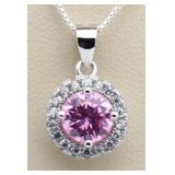 Gorgeous 2.00 ct Pink Sapphire Pendant