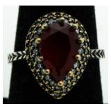 Vintage Style 4.61 ct Ruby Dinner Ring