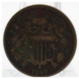 1867 2 Cent Piece