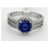 Brilliant 2.55 ct Sapphire Solitaire Ring