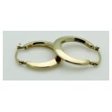 14kt Gold Large Hoop Earrings