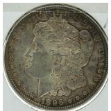 1896 AU Morgan Silver Dollar