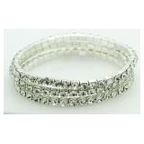 (3) Swarovski Stretch Fashion Bracelets