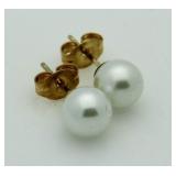 Genuine Pearl Earrings