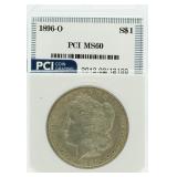 1896-O Morgan Silver Dollar *MS60