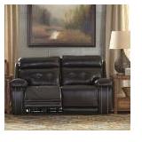 Ashley 647 LEATHER Power Reclining Loveseat