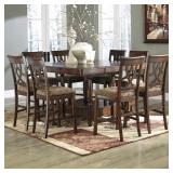 Ashley 436 Counterheight Table & 6 Barstools