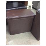 Brown Wicker Laundry Hamper