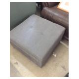 Gray Storage Ottoman