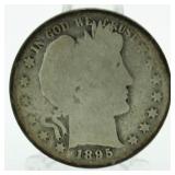 1895 Barber Silver Half Dollar *Better