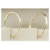 14kt Gold Hoop Earrings