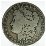 1890-P Morgan Silver Dollar