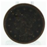 1848 Braided Hair Large Cent