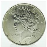 1922 Choice BU Peace Silver Dollar