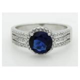 Brilliant 2.50 ct Sapphire Solitaire Ring