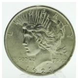 1923 Choice BU Peace Silver Dollar