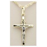 10kt Gold Cross Pendant