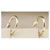 14kt Gold Hoop Earrings