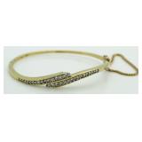 14kt Gold 2.00 ct Diamond Cuff Bracelet