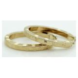 14kt Gold XL Hoop Earrings