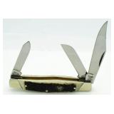 Hen & Rooster Genuine Stag Stockman Knife