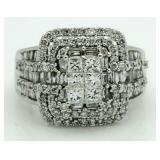 14kt Gold Brilliant 2.50 ct Diamond Ring