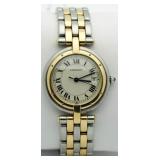 Ladies 18kt Gold Genuine Cartier Watch