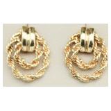 14kt Gold Designer Earrings