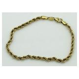 14kt Gold Rope Twist Bracelet