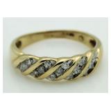 10kt Gold Diamond Anniversary Ring